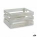 Caixa Decorativa Branco Madeira de álamo 26,2 x 13,2 x 15,8 cm (24 Unidades)