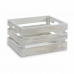 Boîte Décorative Blanc Bois de peuplier 26,2 x 13,2 x 15,8 cm (24 Unités)