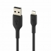 Câble Lightning Belkin CAA001BT1MBK Noir 1 m