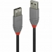 USB Kabelis LINDY 36692 1 m Melns