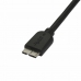 Kabel USB do micro USB Startech USB3AUB2MS Czarny