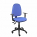 Kancelárska stolička P&C 1B10CRN Modrá