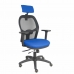 Irodai szék fejtámlával P&C B3DRPCR Kék