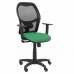 Cadeira de Escritório P&C 6B10CRN Com apoio para braços Verde Claro Verde Esmeralda