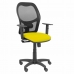 Kancelárska stolička P&C 0B10CRN S opierkami na lakte Žltá