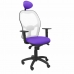 Kancelářská židle s opěrkou hlavky Jorquera P&C BALI82C Fialový Fialová