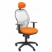 Καρέκλα γραφείου με κεφαλάρι Jorquera  P&C ALI308C Πορτοκαλί