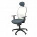 Biroja krēsls ar galvas atbalstu Jorquera P&C ALI600C Pelēks Tumši pelēks