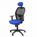 Καρέκλα γραφείου με κεφαλάρι Jorquera P&C ALI229C Μπλε