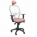 Kancelářská židle s opěrkou hlavky Jorquera P&C ALI710C Růžový