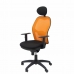 Kancelářská židle s opěrkou hlavky Jorquera P&C ALI840C Černý