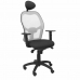Biroja krēsls ar galvas atbalstu Jorquera P&C ALI840C Melns