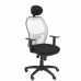 Kancelářská židle s opěrkou hlavky Jorquera P&C ALI840C Černý