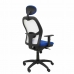 Biroja krēsls ar galvas atbalstu Jorquera  P&C ALI229C Zils