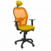 Biroja krēsls ar galvas atbalstu Jorquera P&C ALI100C Dzeltens