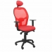 Kancelárska stolička s podhlavníkom Jorquera P&C ALI350C Červená
