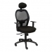 Silla de Oficina con Cabecero Jorquera  P&C I840CTK Negro