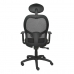 Silla de Oficina con Cabecero Jorquera  P&C I840CTK Negro