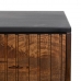 Consola ABNER Marrón Negro Metal Hierro Madera de mango 110 x 40 x 76 cm