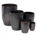 Vase Black Ceramic 56 x 56 x 70 cm (5 Units)