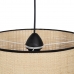 Ceiling Light Black Natural Raffia Iron Plastic 220-240 V 35 x 35 x 24 cm