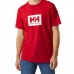 Camisola de Manga Curta Homem  HH BOX T Helly Hansen 53285 162  Vermelho