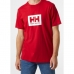 Férfi rövid ujjú póló  HH BOX T Helly Hansen 53285 162  Piros