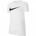 Koszulka z krótkim rękawem Damska DF PARK20 SS TEE CW6967 Nike Biały
