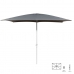 Parasol Thais 300 x 400 cm Cinzento Alumínio