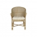 Armchair DKD Home Decor White Brown 66 x 50 x 90 cm