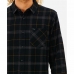 Ανδρικό Πουκάμισο με Μακρύ Μανίκι Rip Curl Checked in Flannel Franela Μαύρο