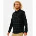 Ανδρικό Πουκάμισο με Μακρύ Μανίκι Rip Curl Checked in Flannel Franela Μαύρο