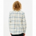 Langarmet Genser til Menn Rip Curl Checked in Flannel Franela Hvit