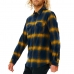 Camisa de Manga Comprida Homem Rip Curl Count Amarelo Azul Franela