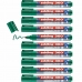 Whiteboard-marker Edding 360 Herlaadbaar Groen (10 Stuks)