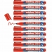 Whiteboard marker Edding 360 Rechargeable Red (10 Units)