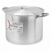 Casserole with Lid Ø 30 cm Silver Aluminium (4 Units)