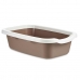 Kattlåda Vit Beige Plast 38 x 16 x 58,5 cm (11 Antal)