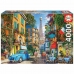 Puzzel Educa The old streets of Paris 19284 4000 Onderdelen