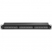 Patch Panel 24 UTP-Poorten Categorie 6 LINDY 25990