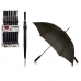 Parasol Czarny Poliester 100 x 100 x 85 cm (24 Sztuk)