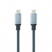 USB-C 3.1 kabel NANOCABLE 10.01.4102-COMB 2 m Črn/Siv