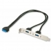 Cable USB LINDY 33096 Multicolor