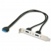 USB kabel LINDY 33096 Vícebarevný