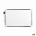 Magnetisch Bord met Markeerstift Wit Aluminium 20 x 30 cm (12 Stuks)