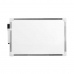 Magnetisches Whiteboard mit Marker Weiß Aluminium 20 x 30 cm (12 Stück)