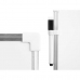 Magnetisches Whiteboard mit Marker Weiß Aluminium 20 x 30 cm (12 Stück)