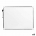 Magnetisch Bord met Markeerstift Wit Aluminium 30 x 40 cm (12 Stuks)