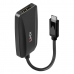 Adaptador USB C para DisplayPort LINDY 43337 Preto