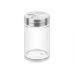 Spice Rack Vivalto LH1103 5 x 8,5 x 5 cm Transparent Silver (12 Units)